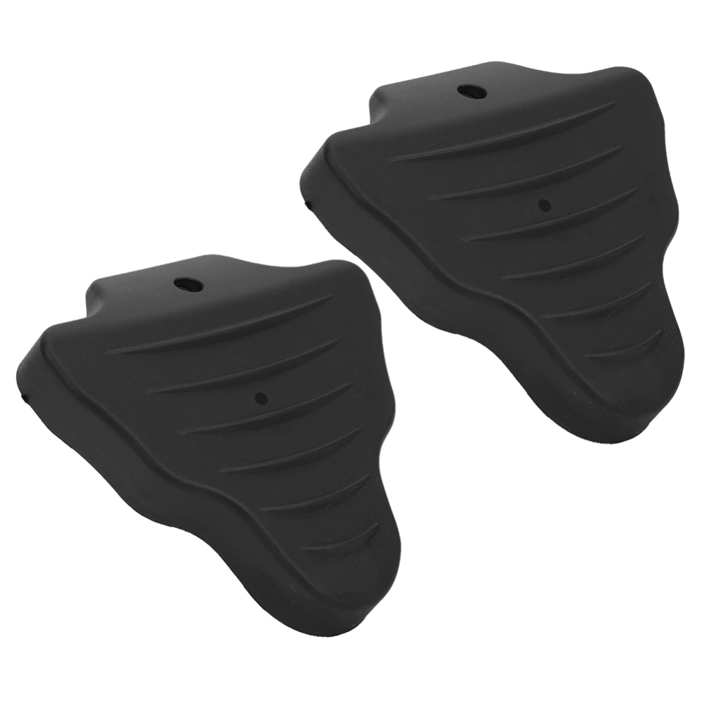 A Pair of Rubber Black Bike Pedals Cleats Protector Protective Cover Bicycle Parts Compatible for SPD-SL