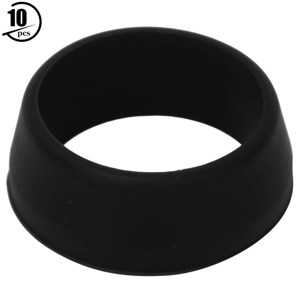 10PCS RISK Soft Silicone 30-35mm Mountain Road Bike Seat Post Waterproof O Ring Bicycle Seatpost CoverBlack