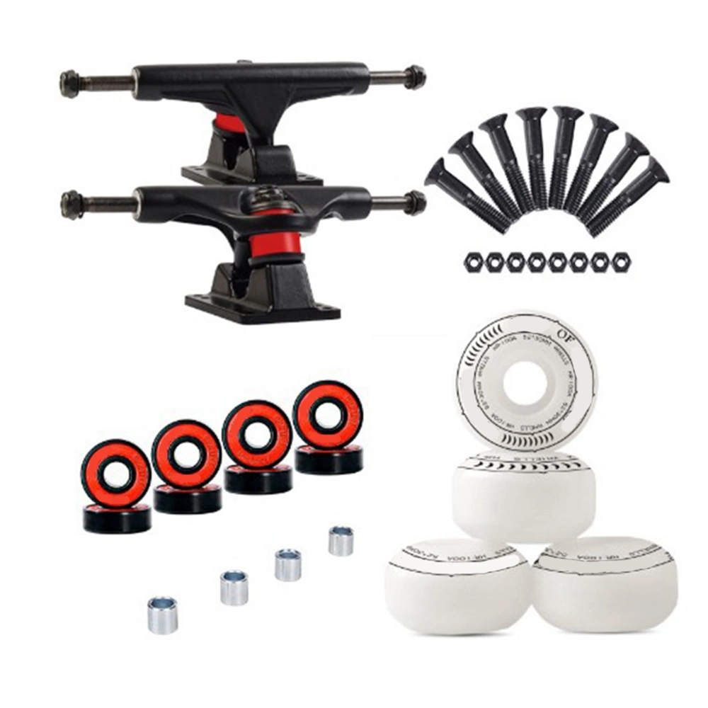 Quality Double Warped Skateboard Wheel Bracket Bridge Set Kit Accessory Combination