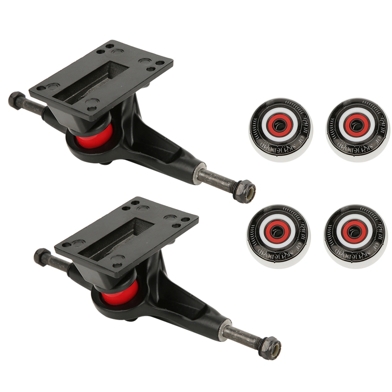 Quality Double Warped Skateboard Wheel Bracket Bridge Set Kit Accessory Combination