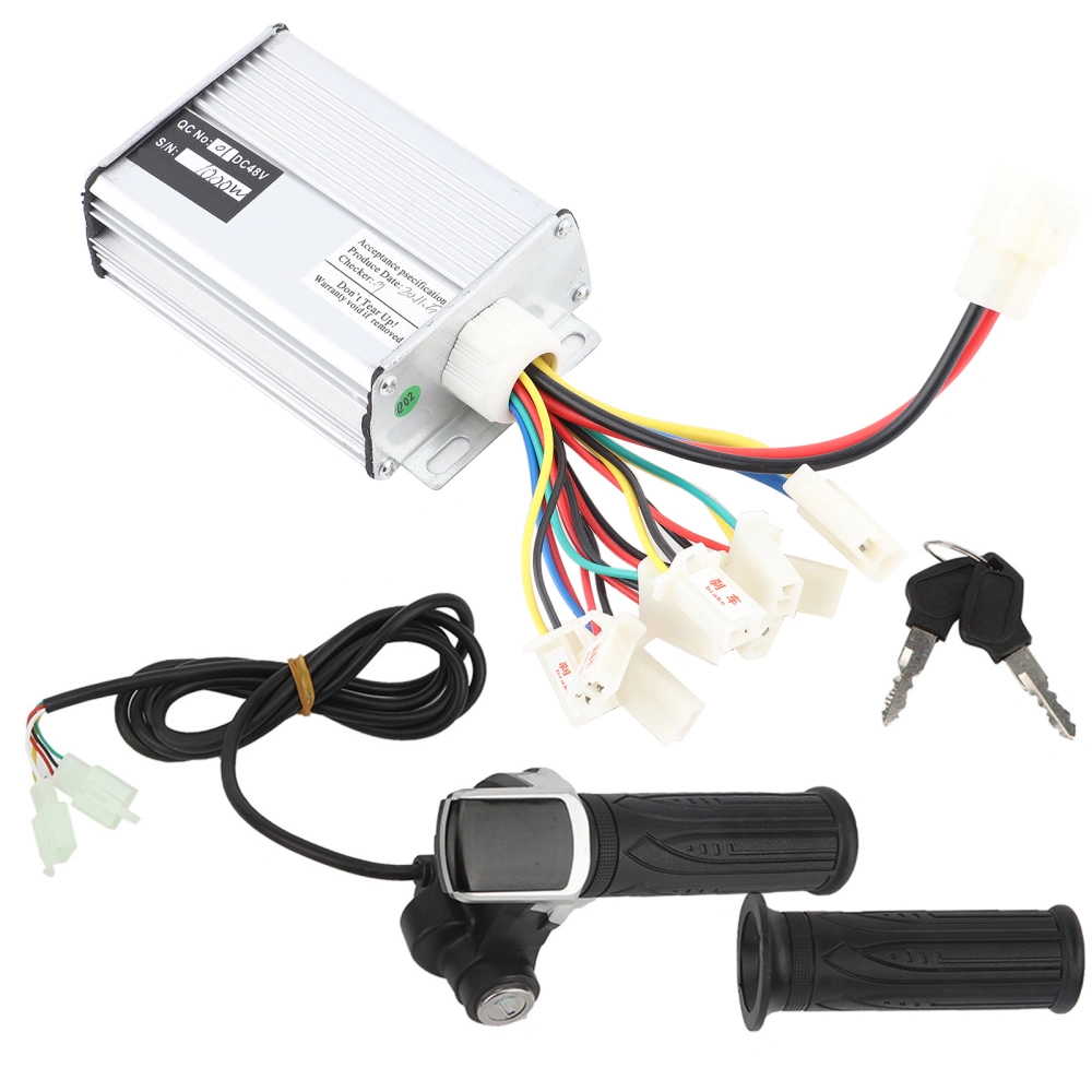 48V 1000W Controller Set with Lock Accessory for E‑Bike Electric Scooter Electric Tricycle