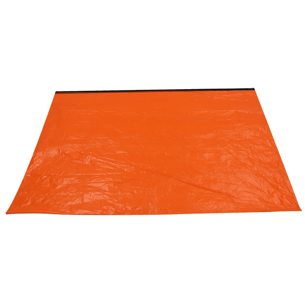 Outdoor Camping Portable Pe Emergency Tent Sleeping Bag Keep Warm Tear Resistant OrangeOrange Tent