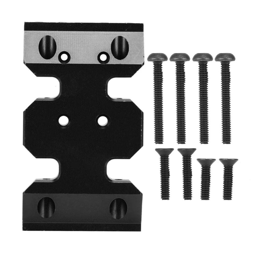 RC Gear Box Mount Holder Replacement Fit for RGT 136100 1/10 Crawler Car AccessoriesBlack 680027BL