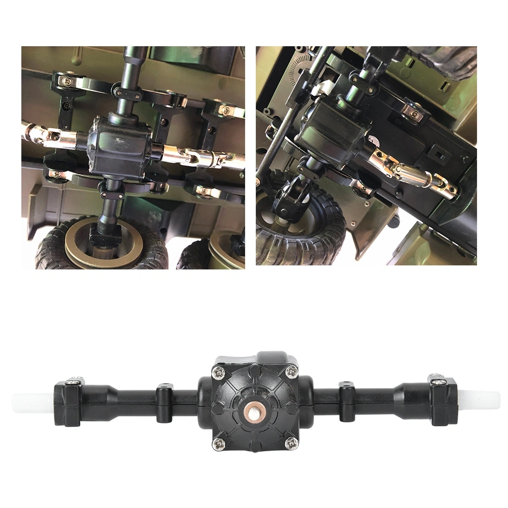 1/16 Gear Differential Axle Metal Drive Shaft Fit for FY004 Q64 Q60 WPL B36 MN77 6-Wheel RC CarCenter Axle