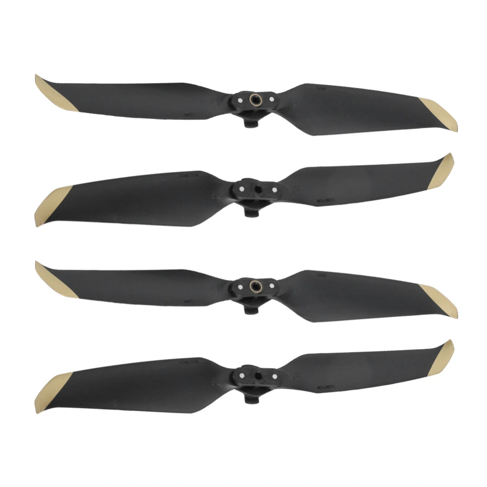 2 Pairs RC Drone Propeller Replacement Accessories Spare Parts Fit for Mavic Air 2 7238FGold Edge