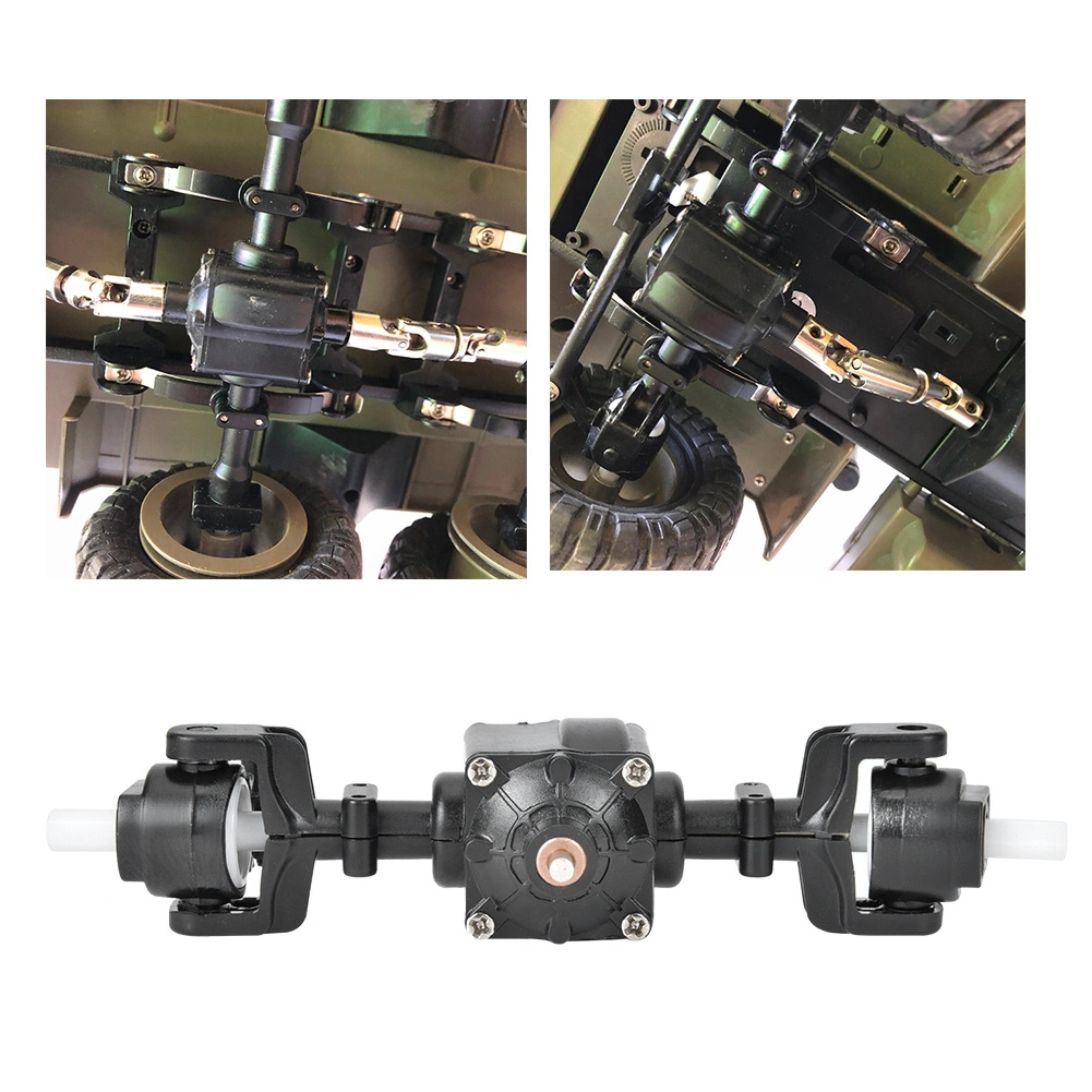 1/16 Gear Differential Axle Metal Drive Shaft Fit for FY004 Q64 Q60 WPL B36 MN77 6-Wheel RC CarFront Axle