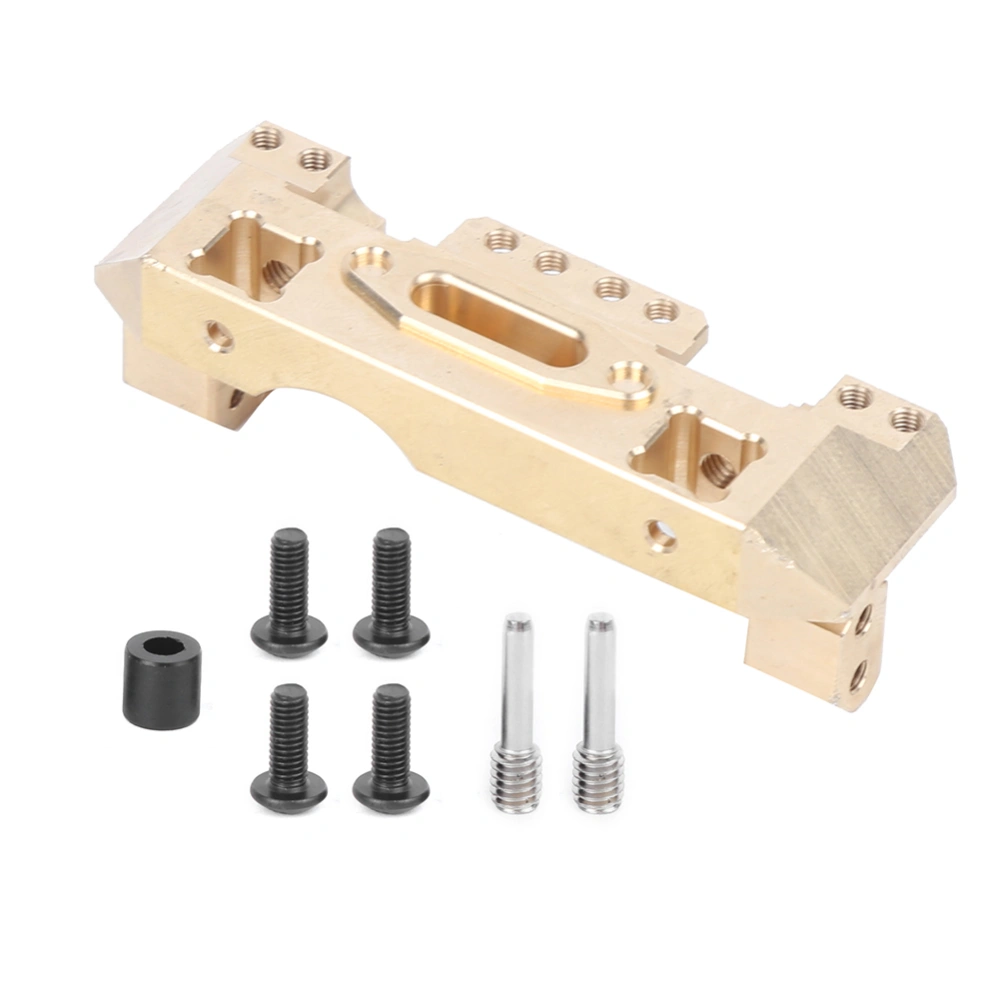 Brass Front Bumper Mount Servo Bracket Remote Control Model Accessory Fit for Traxxas TRX4 RC Car