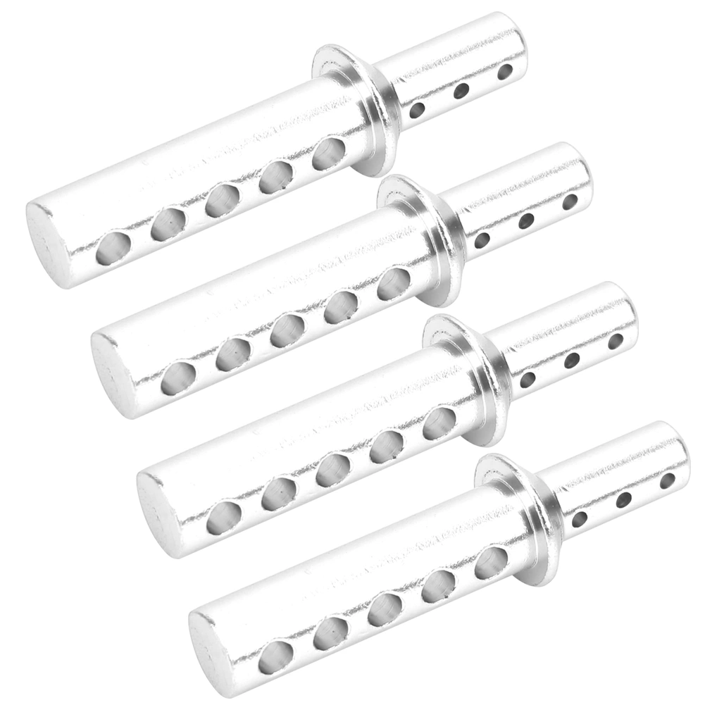 4Pcs Aluminium Alloy RC Shell Column Replacement Fit for HSP 94111 94108 94188 1/10 RC CarSilver