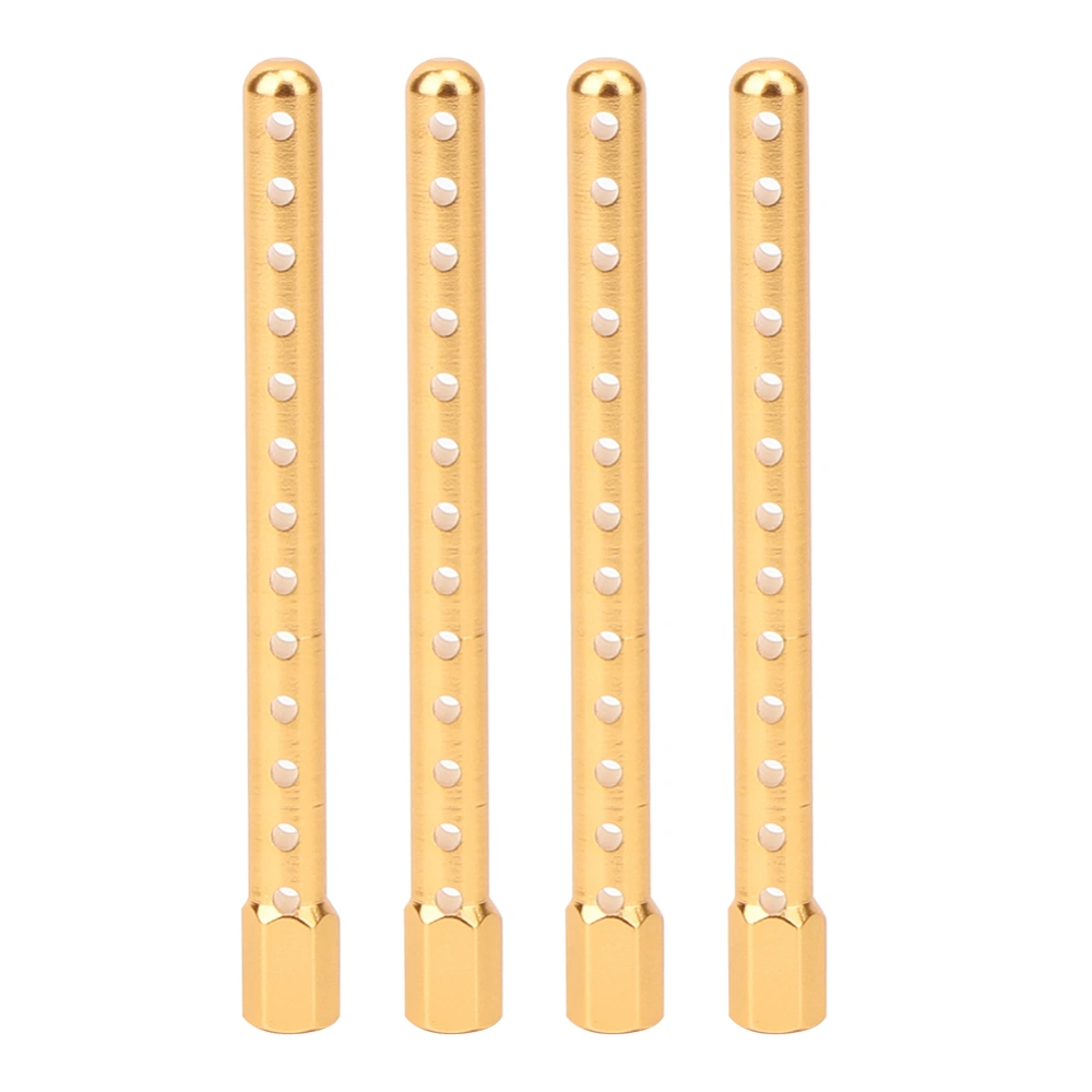 4pcs Car Shell Column Fit for HSP 94102 / 94122 / 94103 / 94123 1/10 RC Car ModelGold