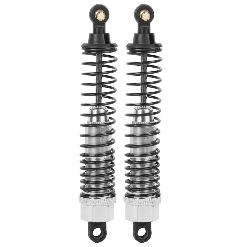 1Pair RC Shocks Struts Damper Replacement Spare Parts Fit for HSP 94111 94188 94108 1/10 RC CarSilver