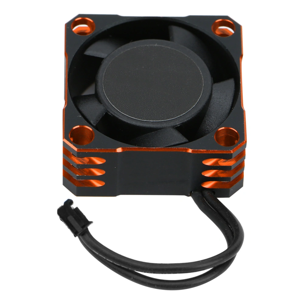 Aluminum 25x25MM 32000RPM Electronic Speed Controller Strong Metal Fan Heat Dissipationblack orange