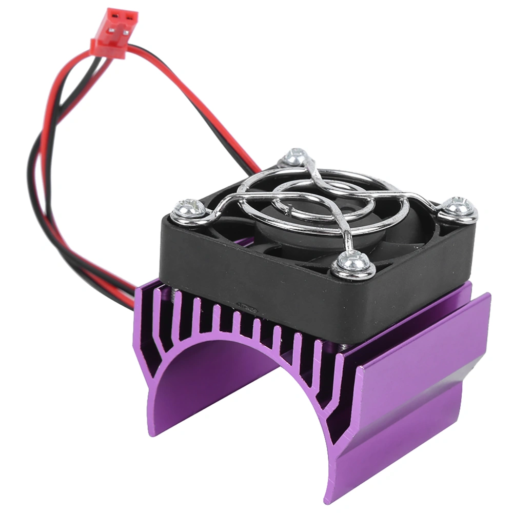 36mm Diameter Heat Sink Cooler Heat Fin for 1/10 RC Car 540/3650/3660/3670 MotorPurple