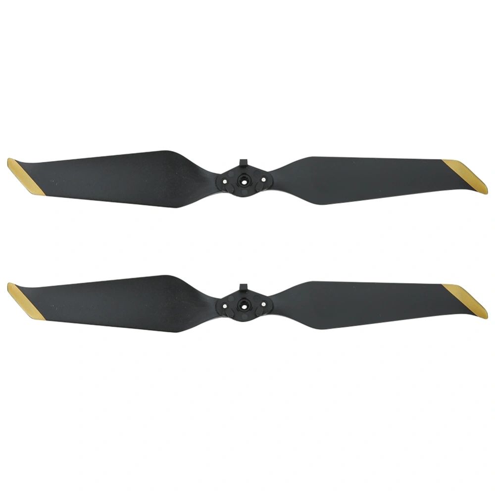 2pcs Propeller Low Noise Lightweight Propellers Accessory Fit for Mavic AIR 2 DroneBlack Gold Edge