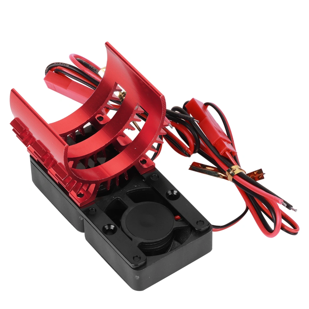 SURPASSHOBBY 540 Dual Motor Cooling Fan 60 x 30 x 40mm for 1/10 Scale Electric RC Car(Red )