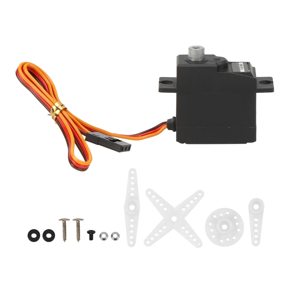 Digital PDI‑1181MG Servo 17g Servo Upgrade Accessory for RC Car Boat HelicopterBlack