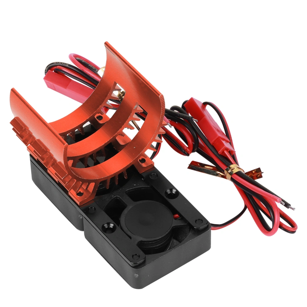 SURPASSHOBBY 540 Dual Motor Cooling Fan 60 x 30 x 40mm for 1/10 Scale Electric RC Car(Orange )