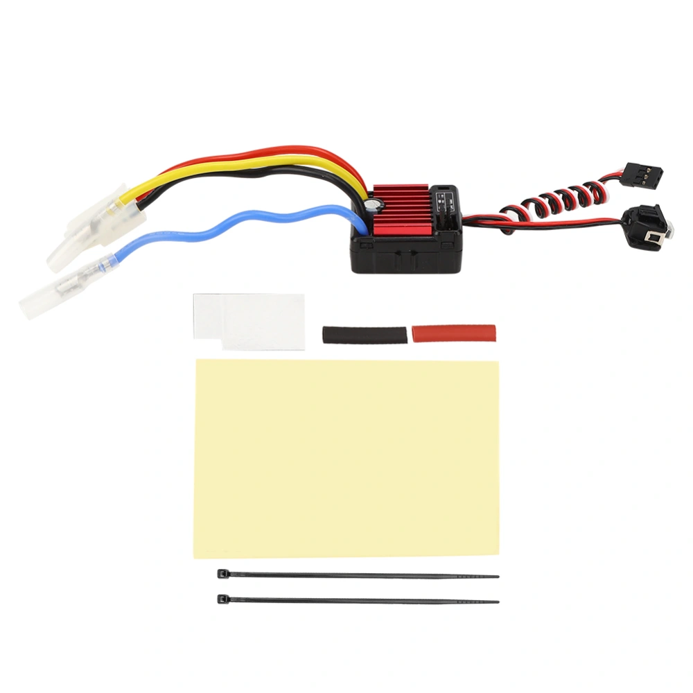 1060 60A Brushed Electronic Speed Controller ESC Accessory for 1:10 RC Car ModelBlack