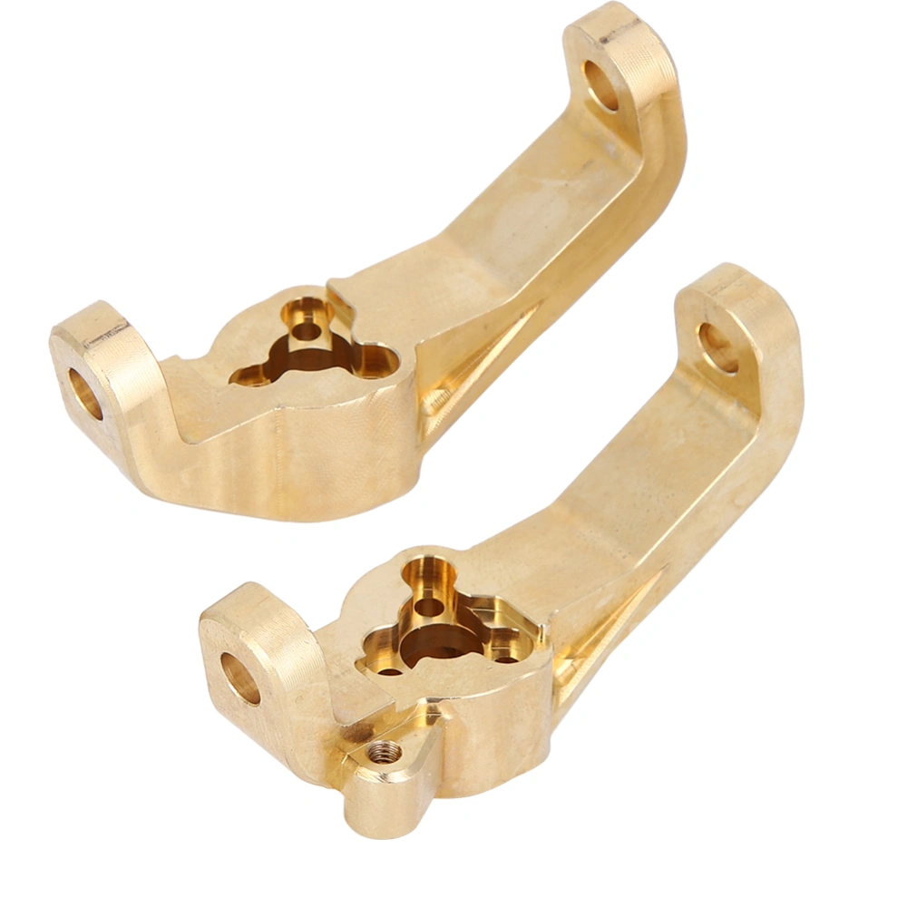 2pcs Brass Front C Hub Caster Mounts RC Accessories Fit for Redcat Gen8 Scout II 1/10 Crawler