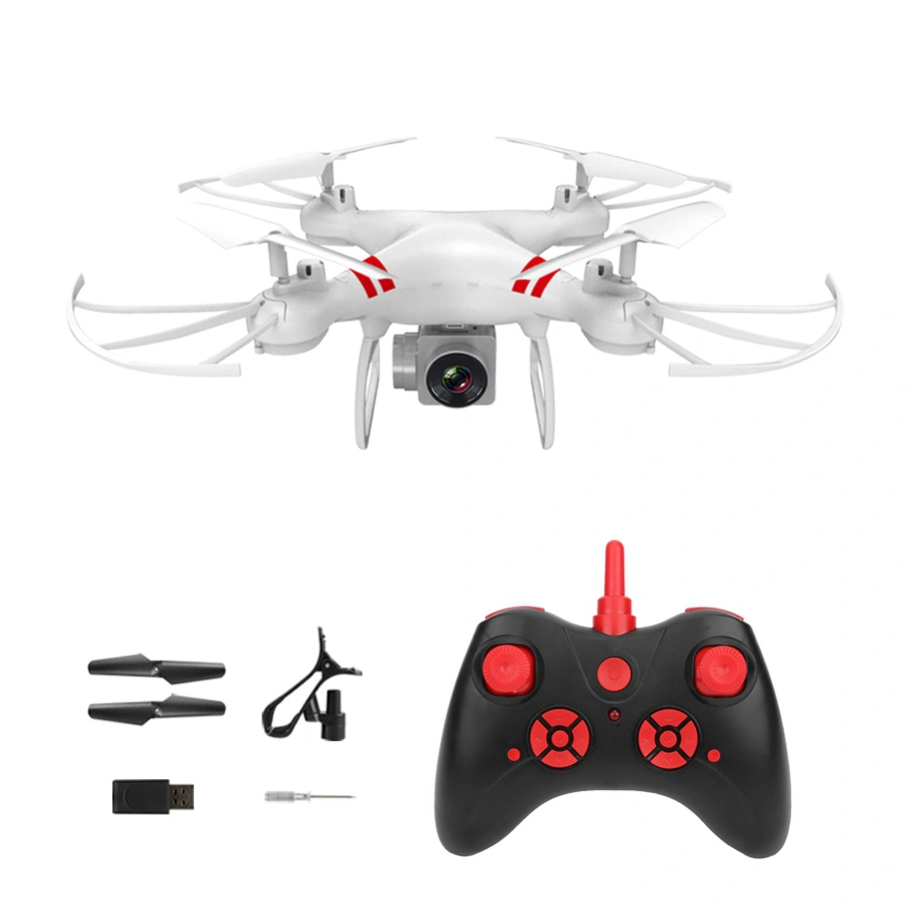 4K High Definition Camera Drone WIFI Real Time Transmission RC Drone QuadcopterWhite