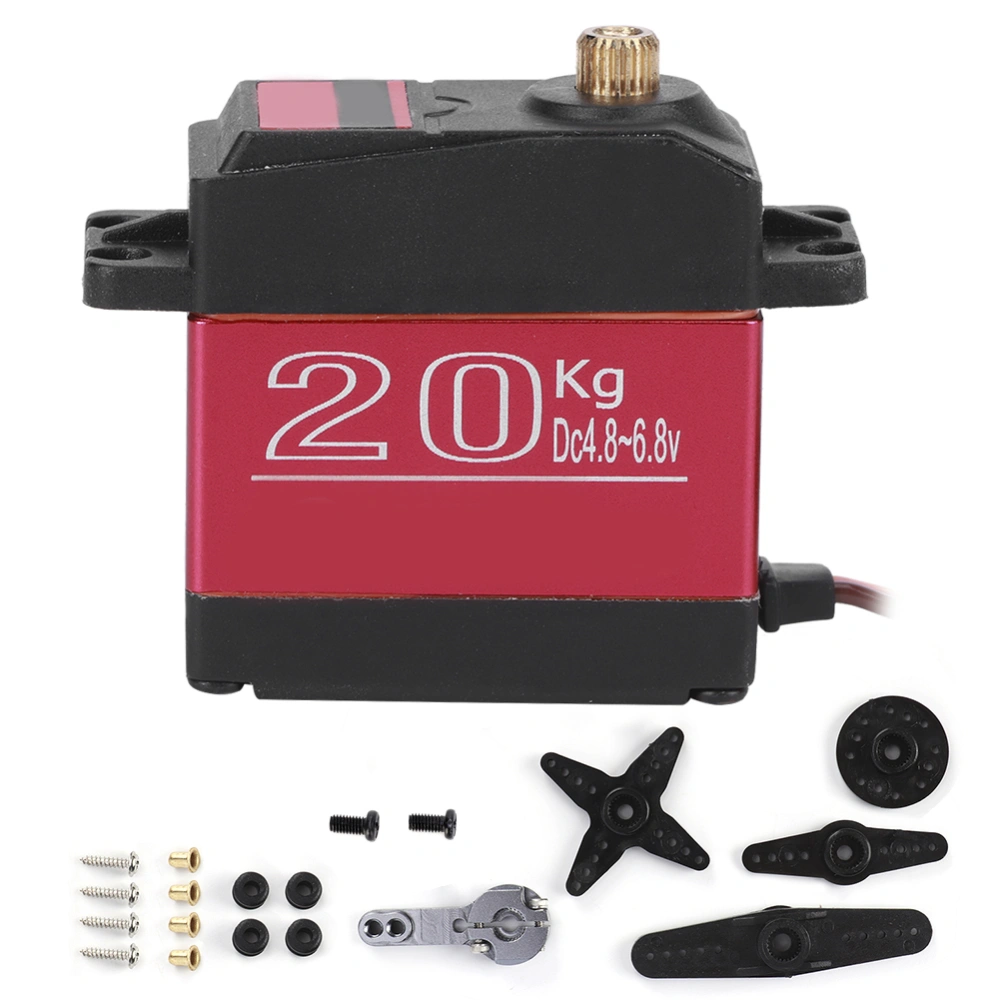 DS3218MG 20kg Metal Gear Digital Steering Servo Replacement Part with AccessoriesDS3218MG 20kg