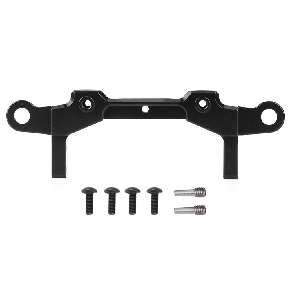 Aluminum Alloy Rear Bumper / Car Shell Column Mount Fit for 1/10 RC for Axial Scx10 III Black