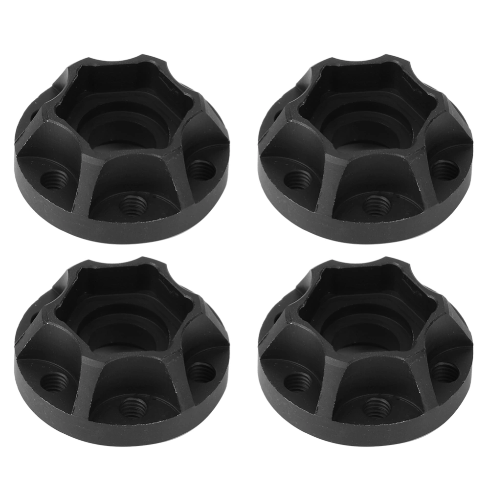 4pcs RC Car Wheel Hex Hubs Wheel Adapter Black Fit for SCX10 1/10 RC Crawler 1.9inch 2.2inch Wheel11mm