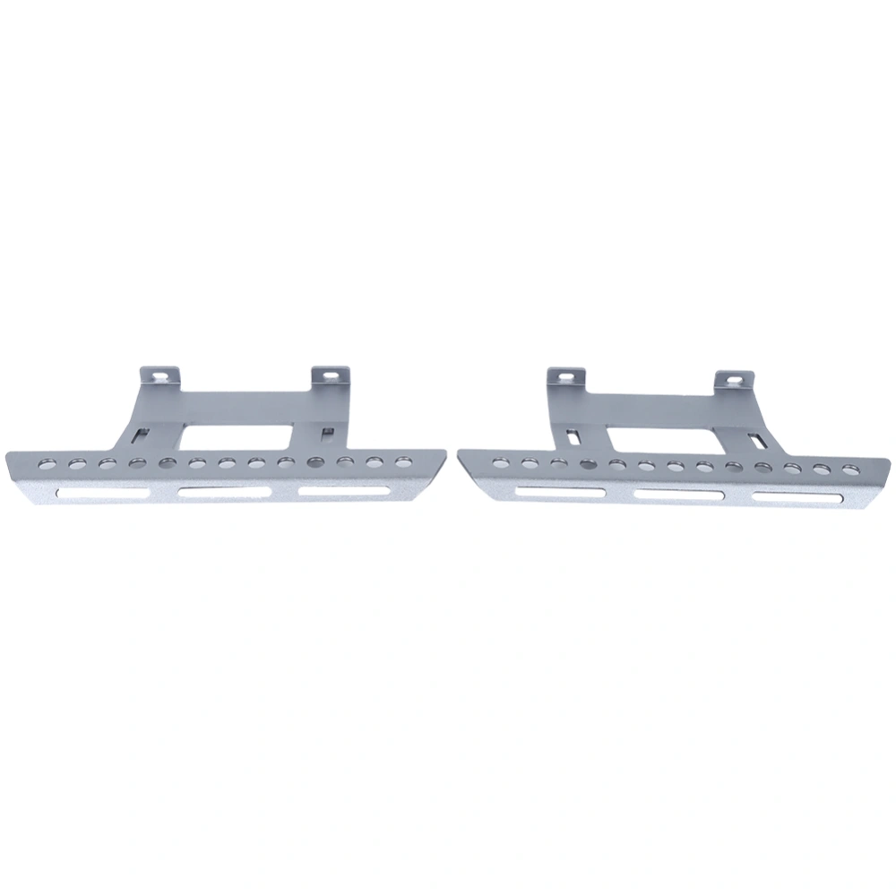 Pair of Side Pedal Aluminum Alloy Footrest Plate Accessories Fit for AXIAL SCX10 1/10 RC Crawler Car