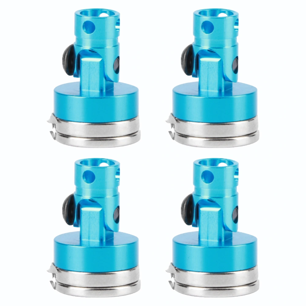 4pcs Strong Magnet RC Car Shell Column Post Fit for AXIAL SCX10 1/10 RC Car ModelBlue