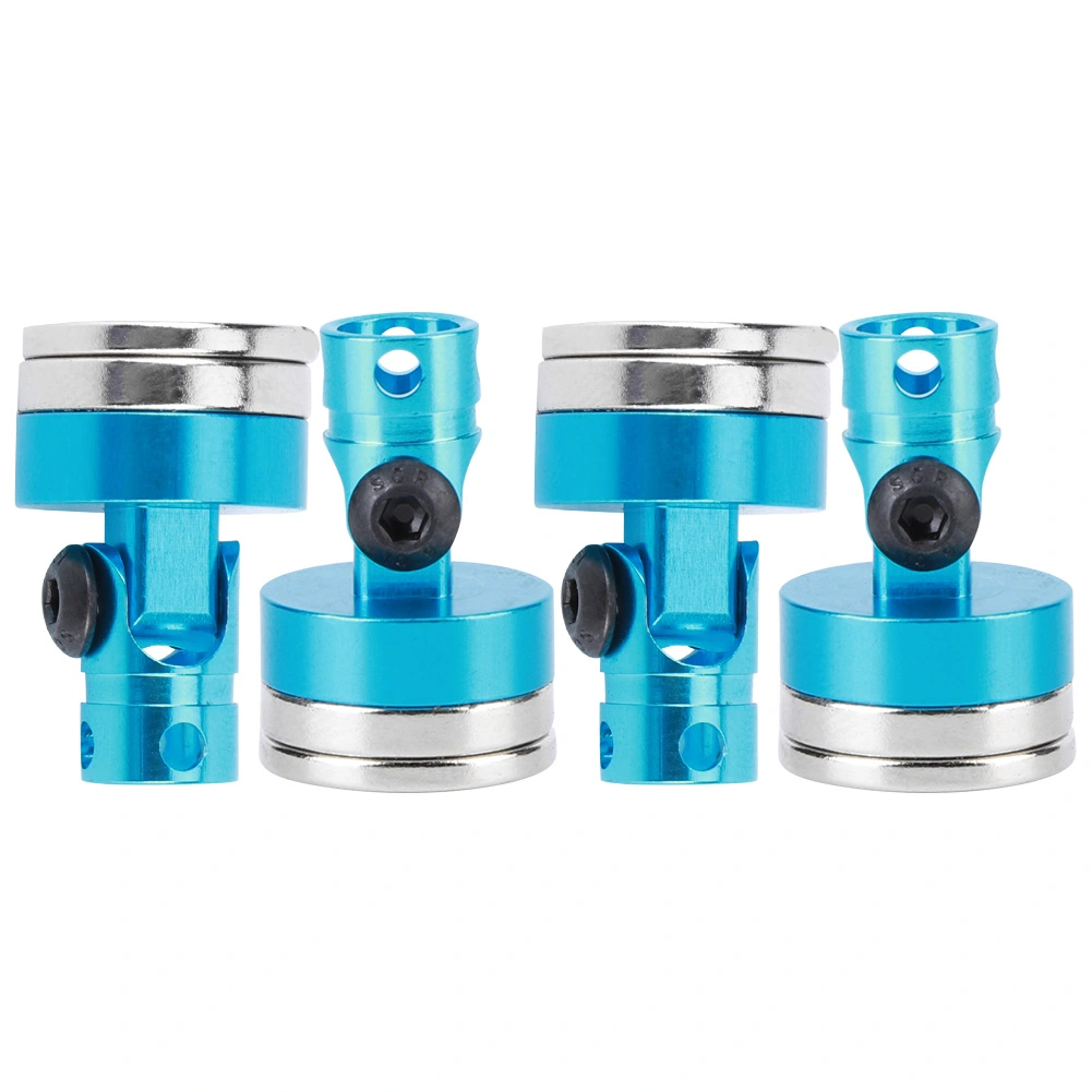 4pcs Strong Magnet RC Car Shell Column Post Fit for AXIAL SCX10 1/10 RC Car ModelBlue