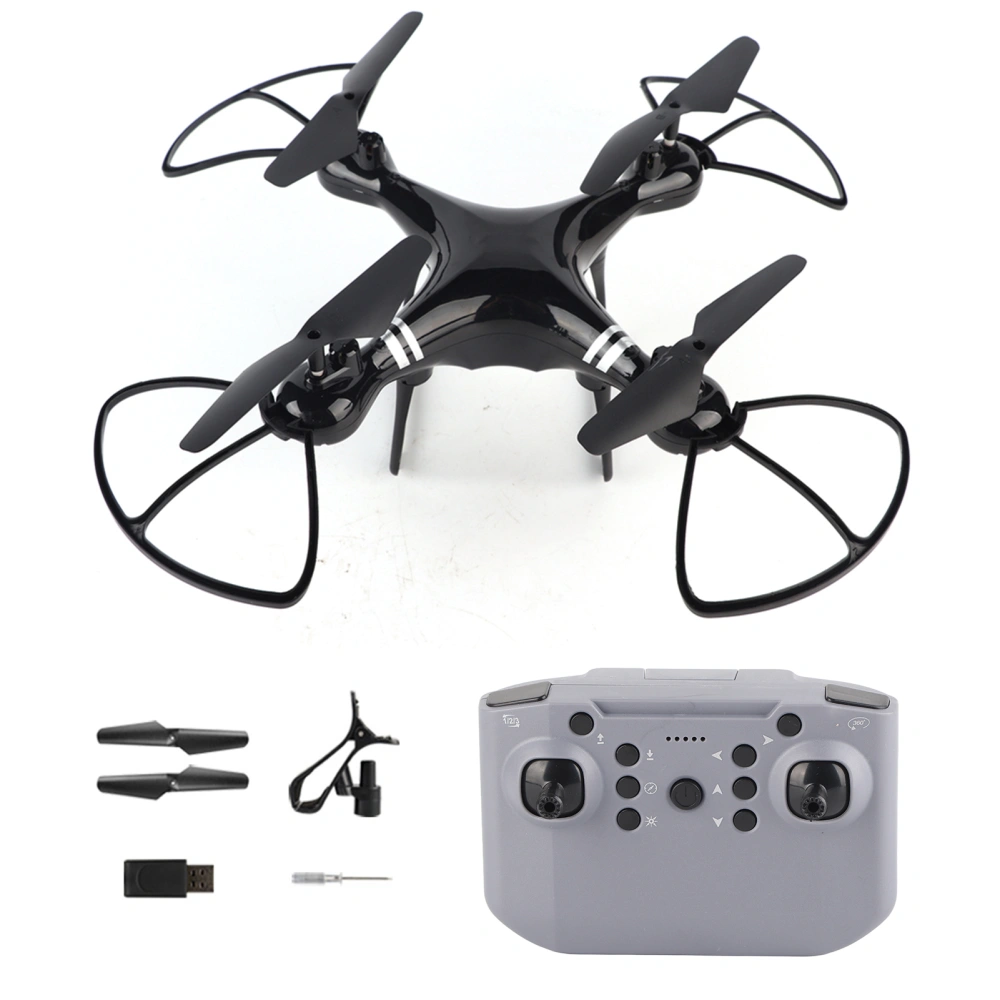 4K High Definition Camera Drone WIFI Real Time Transmission RC Drone QuadcopterBlack