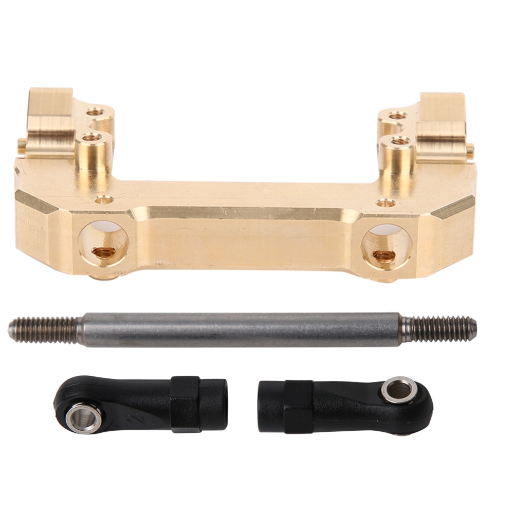 Brass Front Bumper Bracket Tie Rod Set Fit for Axial scx10 III AX103007 1/10 RC Car