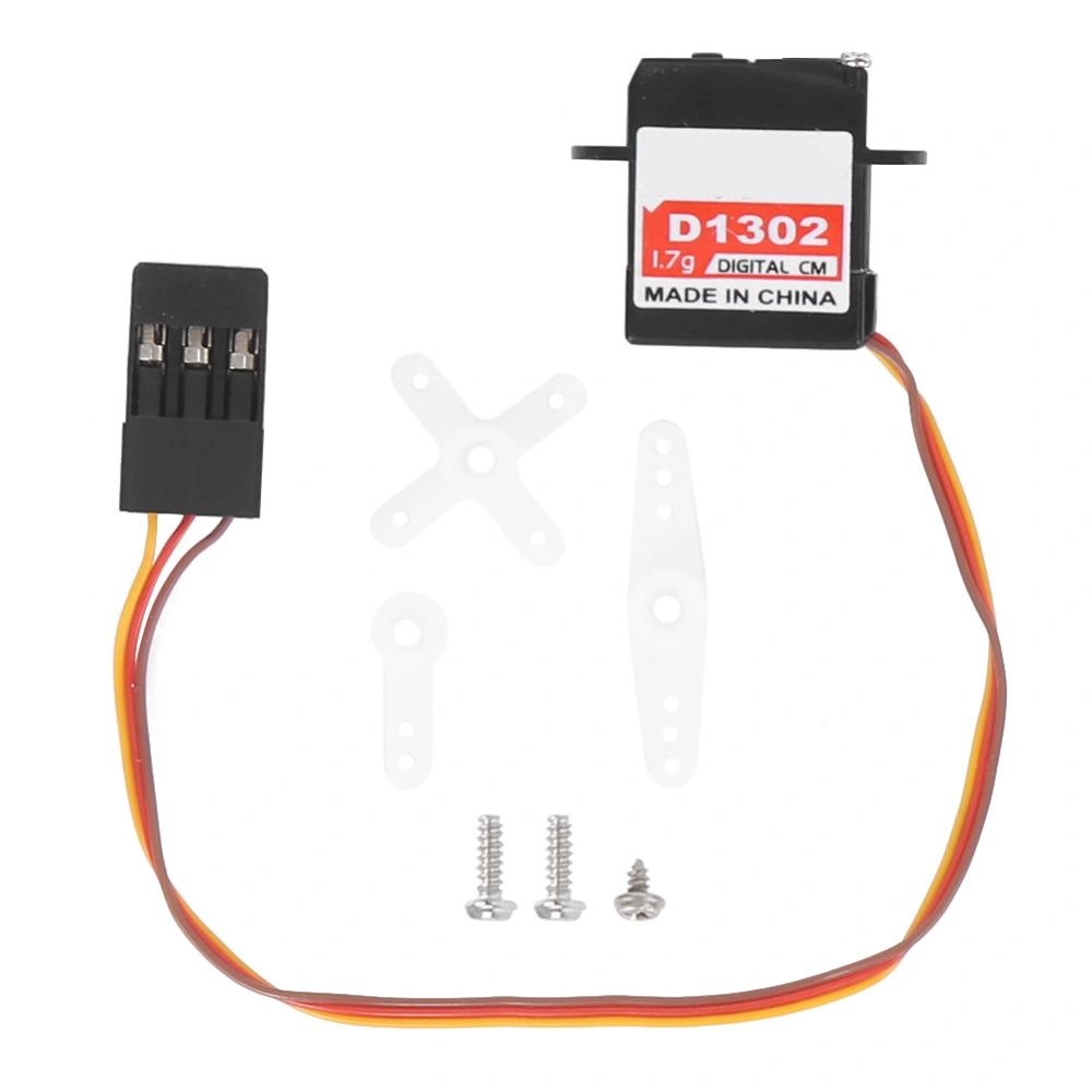 D1302 Micro Mini Digital Servo Spare Parts Accessory for Fixed Wing Aircraft ModelJR Plug