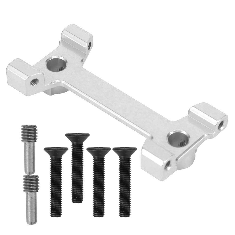 Rear Suspension Bracket Shock Absorbers Mount Fit for Axial SCX10 III AX103007 1/10 RC CarSilver