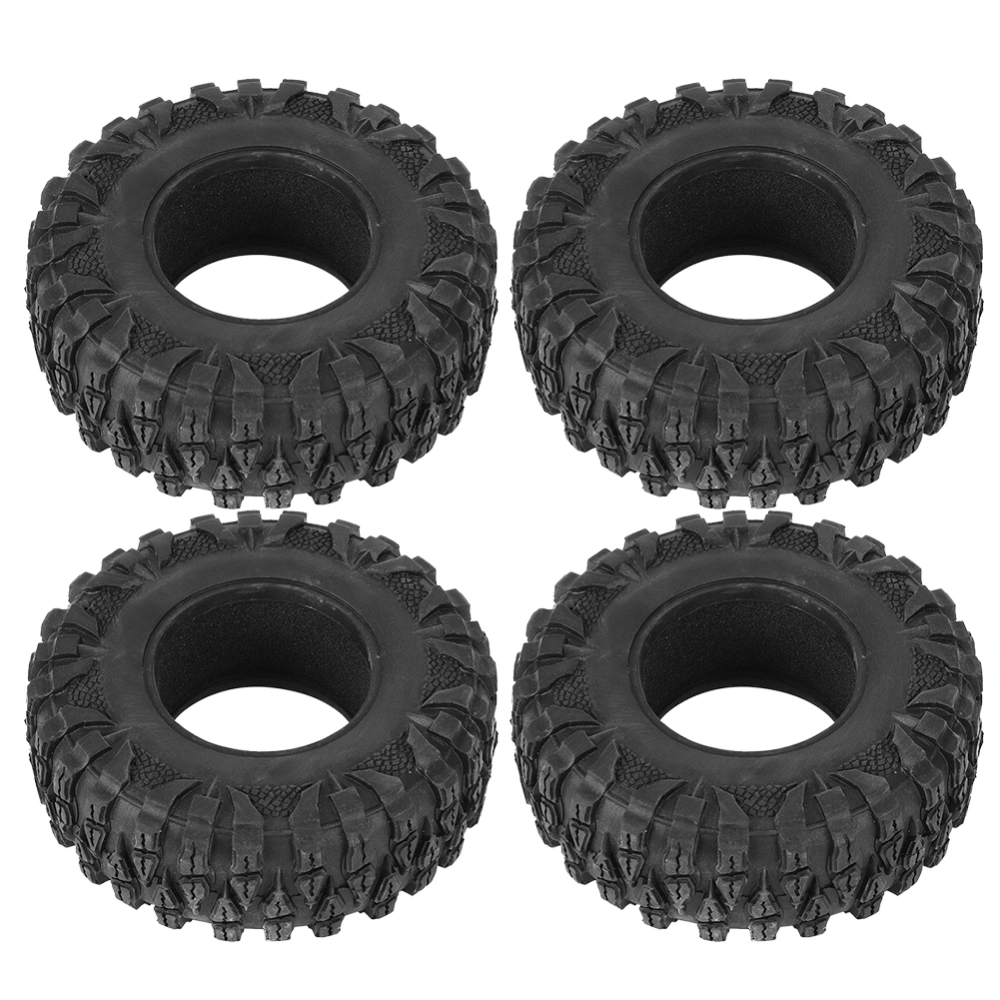 WearResistant RC Car Rubber Tyre Practical RC Crawler Wheel Tires Accessory 2.2 Inch