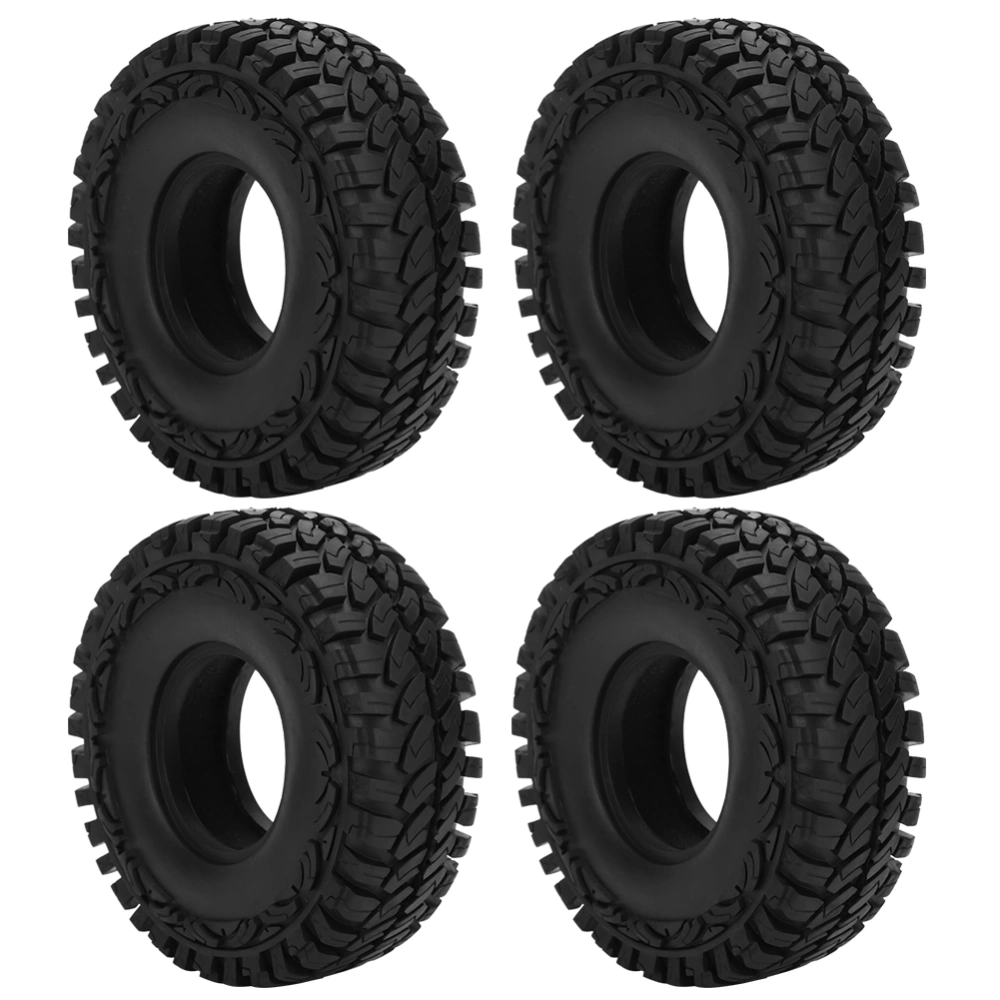 4pcs 114MM 1.9Inch Rubber Wheel Tires Fit for SCX10 90046 1/10 RC Car Model