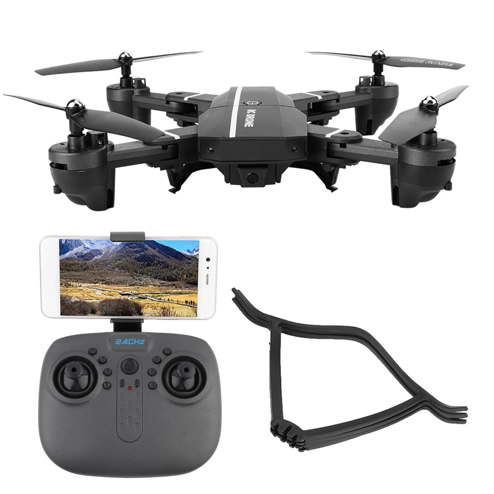 Aerial Photography Drone Foldable Quadcopter UAV with Portable Case 0.3MP Camera 100m Remote Control