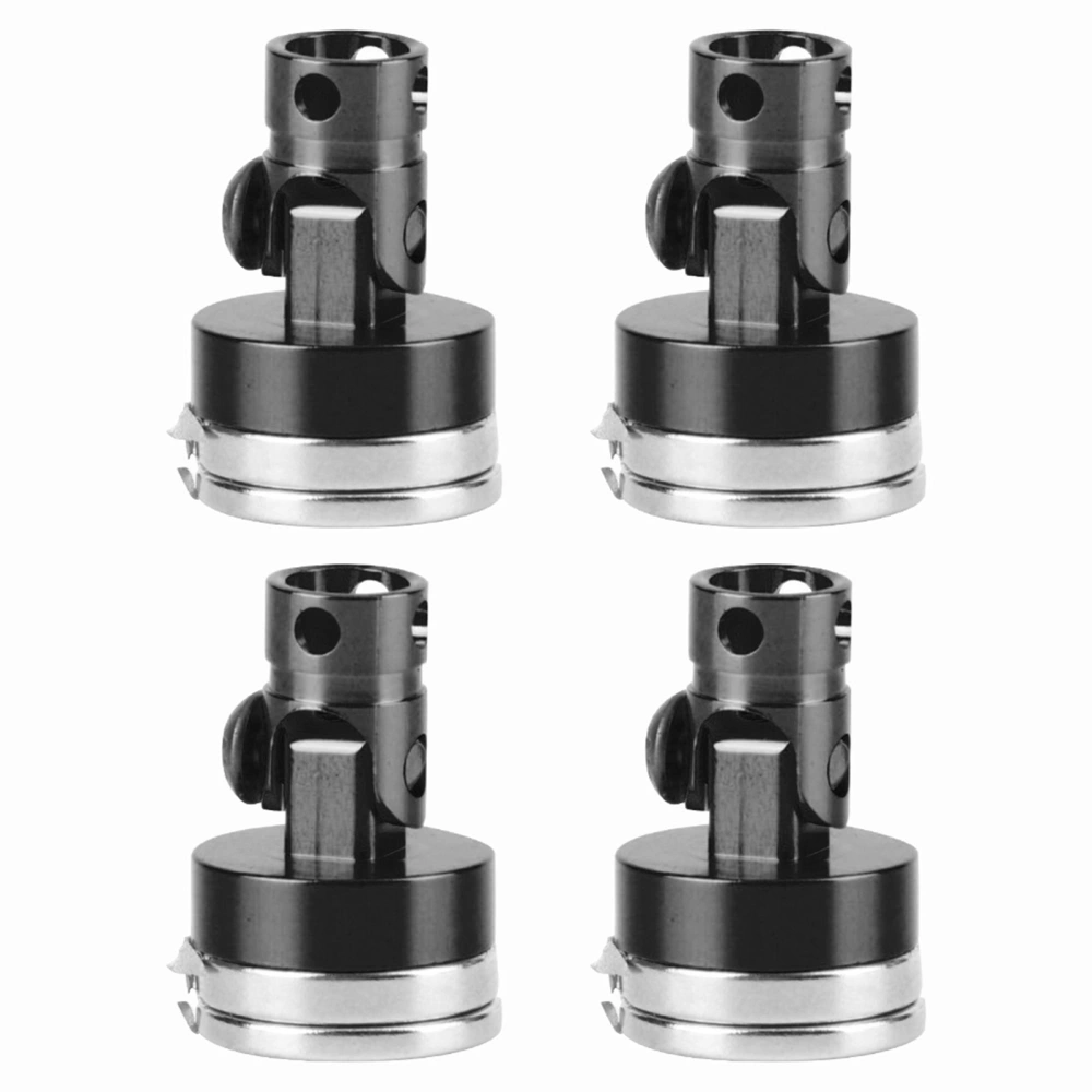 4pcs Strong Magnet RC Car Shell Column Post Fit for AXIAL SCX10 1/10 RC Car ModelBlack