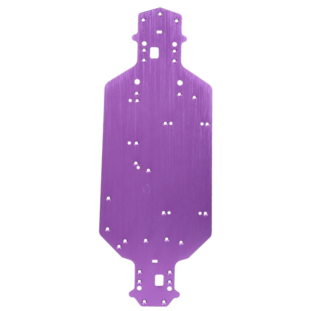 Aluminum Alloy Chassis Upgrade Parts Accessory Fit for HSP 03001 RC Car ModelPurple