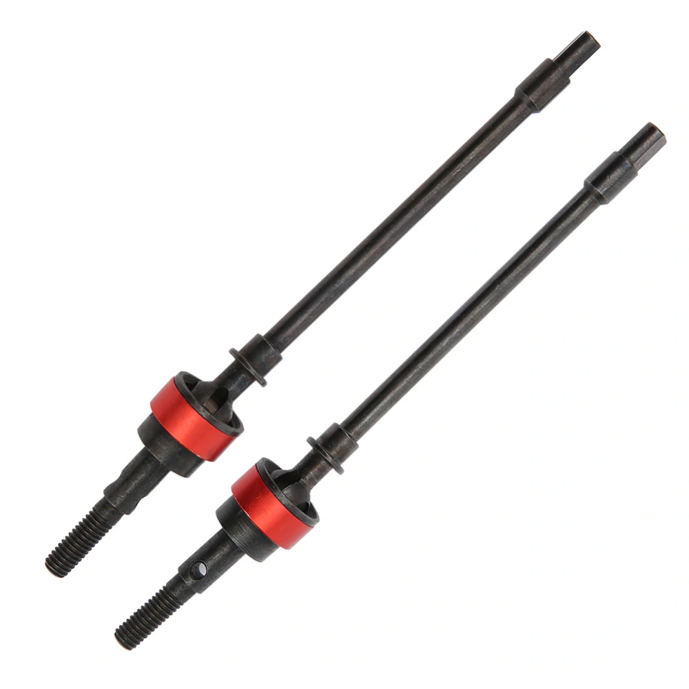 Steel CVD Front Drive Shaft Replacement Accessory Fit for Axial SCX10 1：10 Crawler CarRed