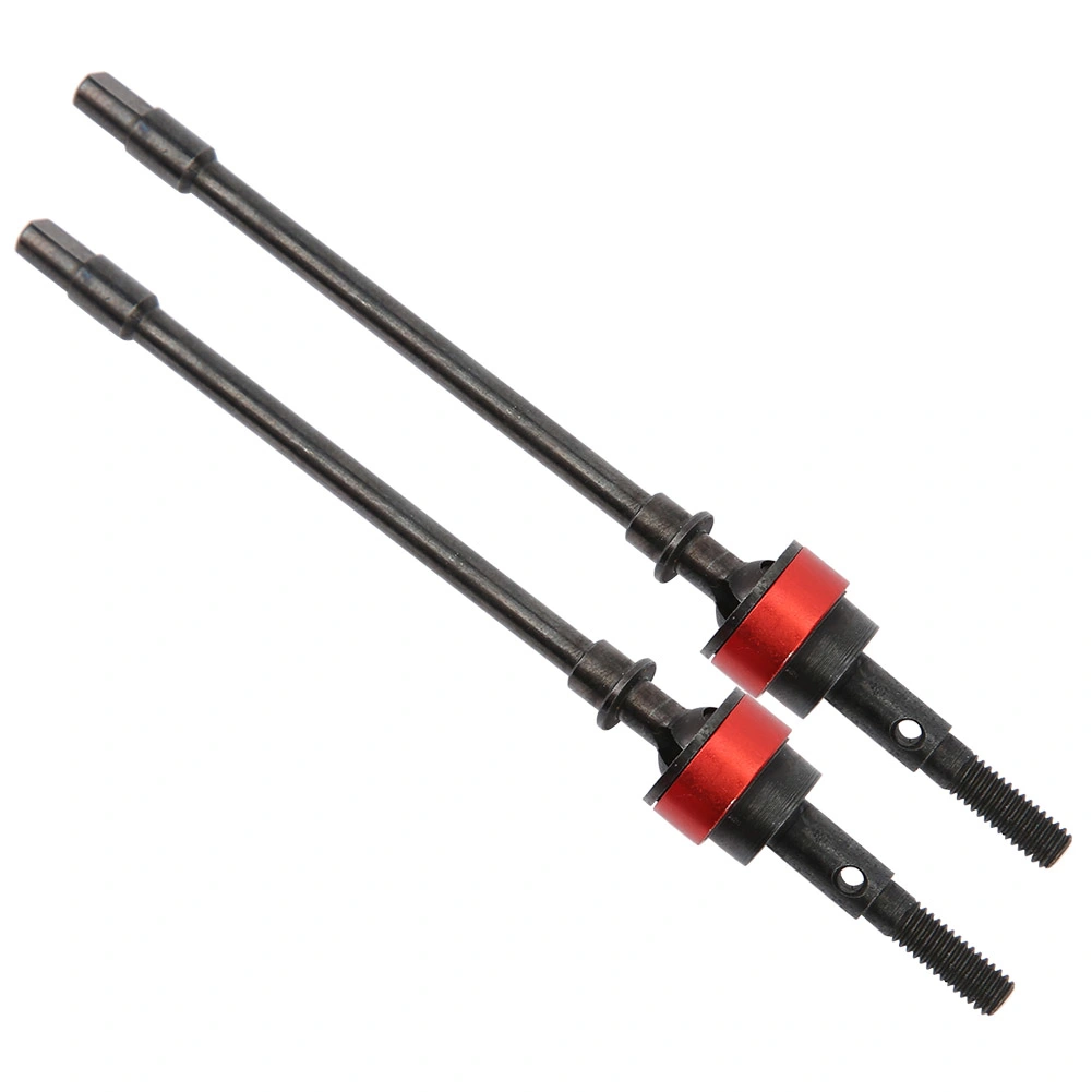 Steel CVD Front Drive Shaft Replacement Accessory Fit for Axial SCX10 1：10 Crawler CarRed