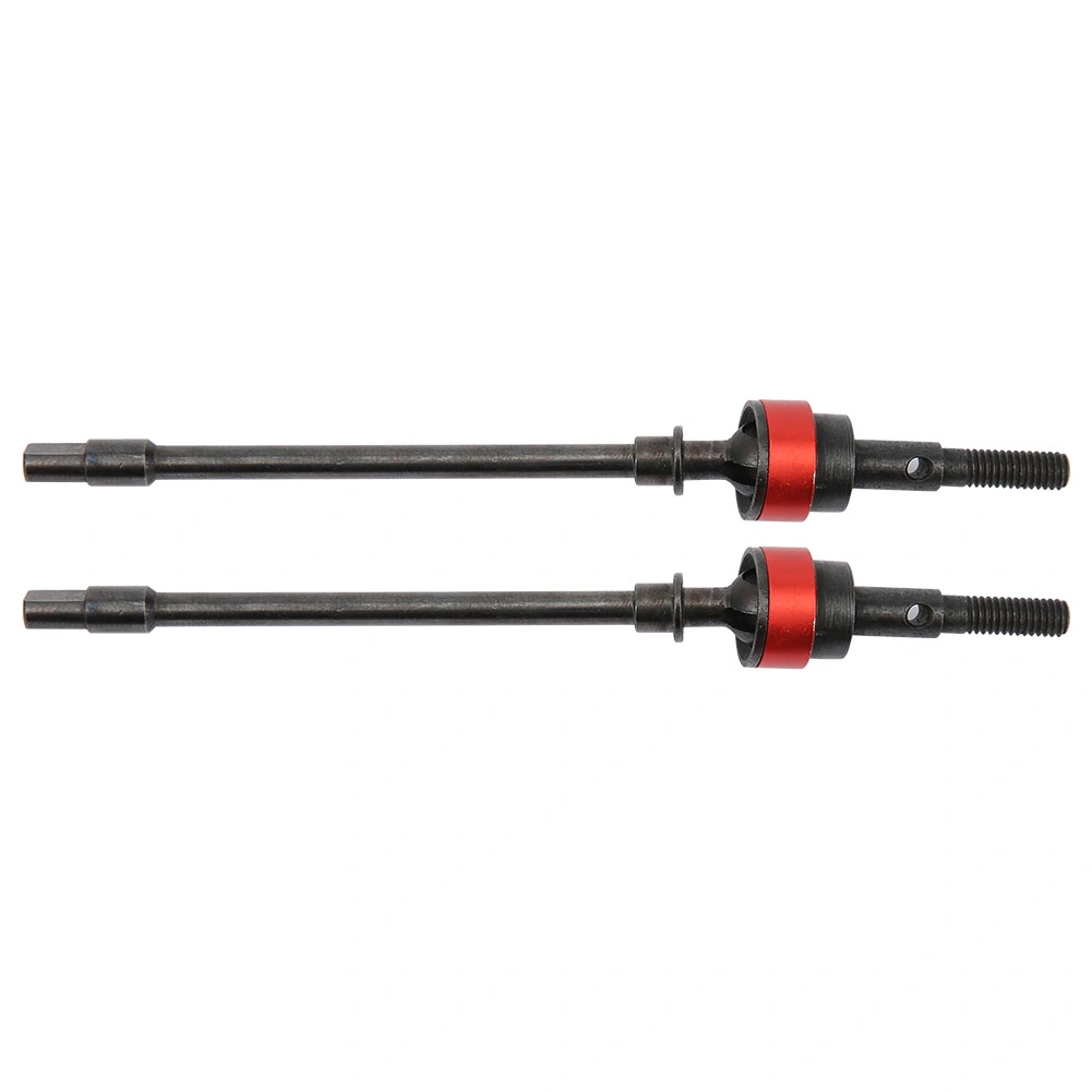 Steel CVD Front Drive Shaft Replacement Accessory Fit for Axial SCX10 1：10 Crawler CarRed