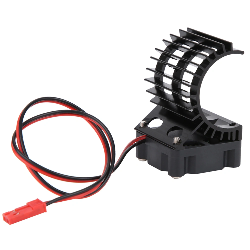 Heat Sink Upgrade Accessory for 380/390 Motor 1/16 RC Car Boat Model with JST PlugBlack