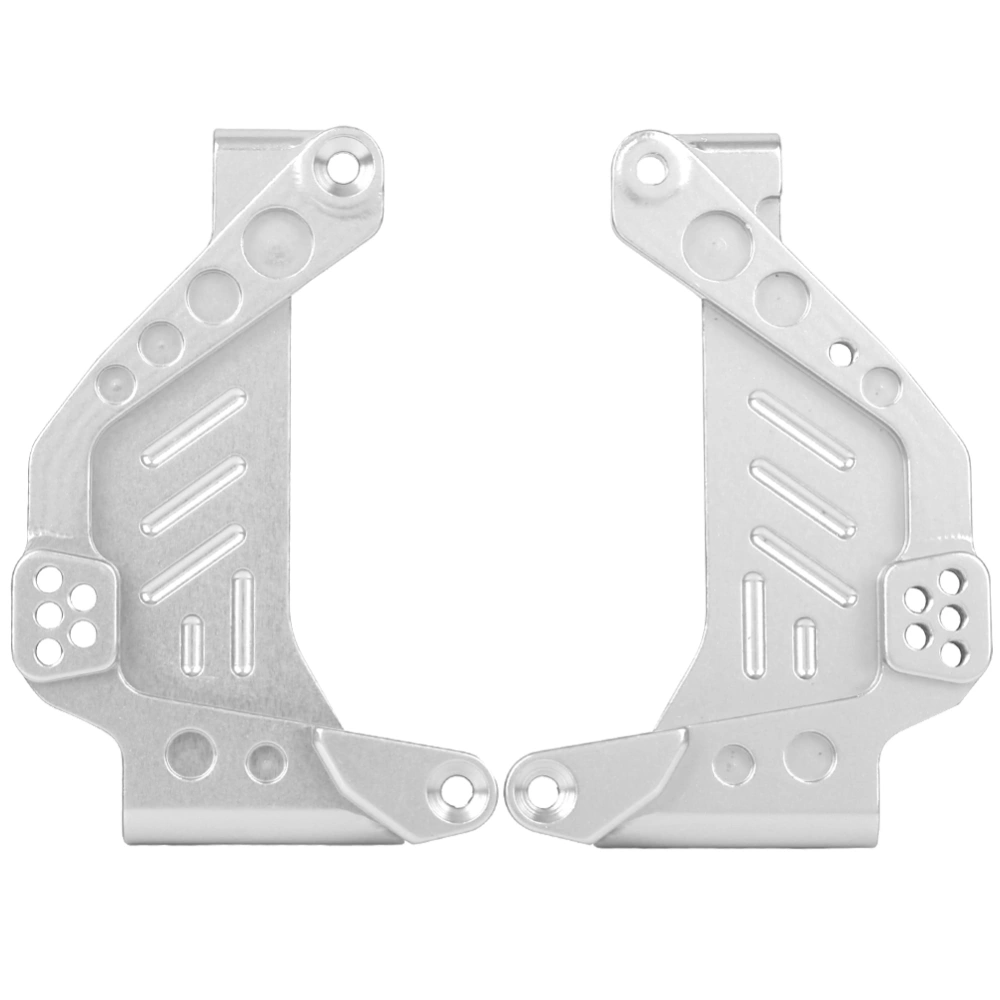 Front Suspension Bracket Aluminium Alloy Bumper Holder for Axial scx10 III AX103007 RC CarSilver