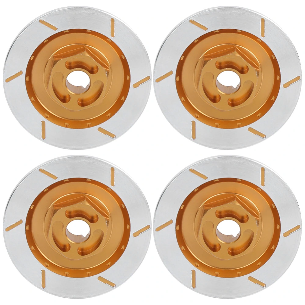 Aluminum Alloy Simulated Brake Disc Accessories Parts Fit for HSP 94123 1:10 RC CarGold