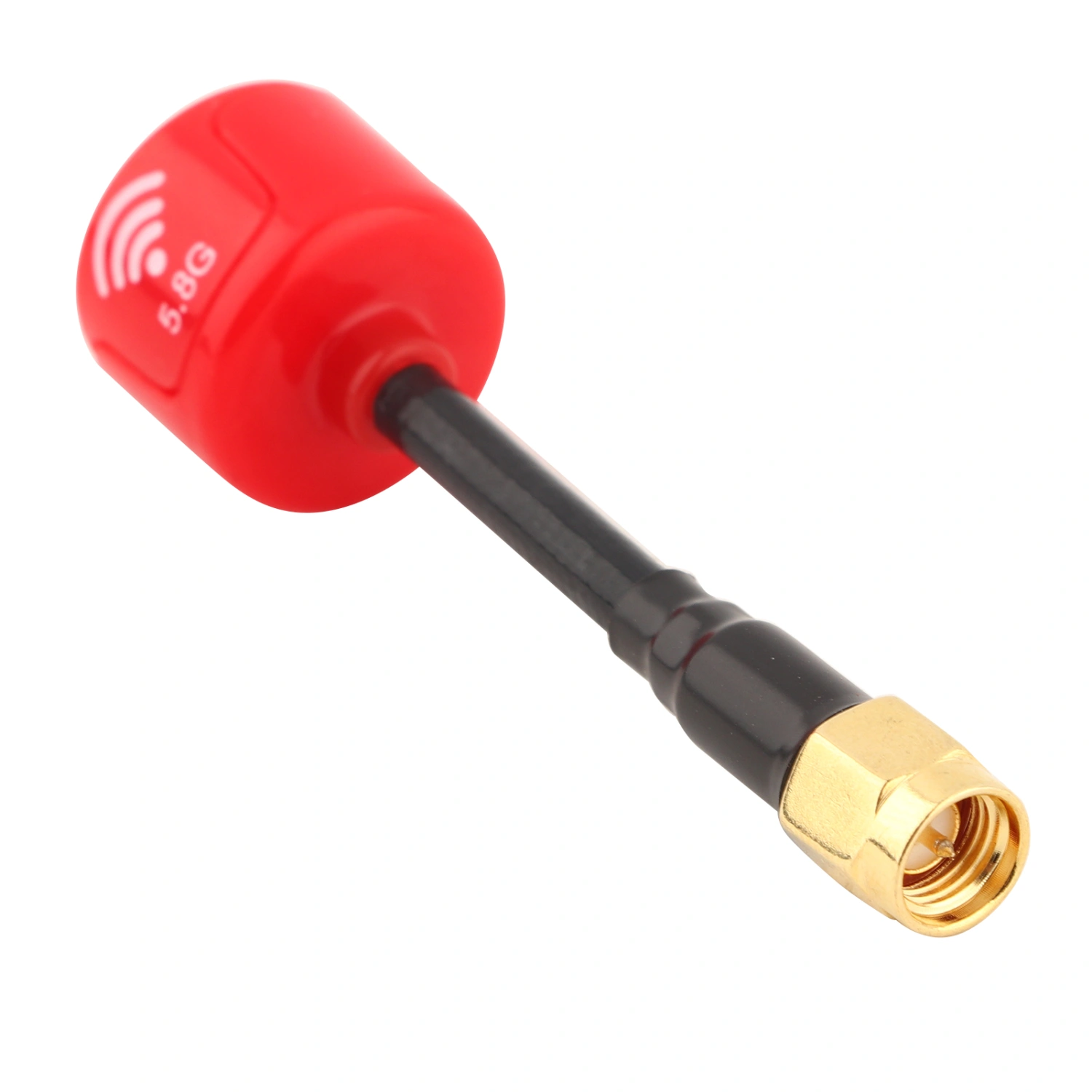 5.8Ghz 3dBi RHCP High Gain Antenna for FPV Racing Drone RC Parts Accessory(rouge Aiguille Intérieure SMA) rouge Aiguille intérieure SMA