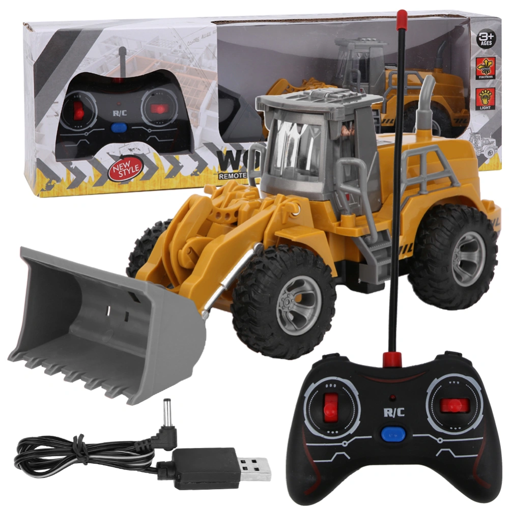 RC Engineering Van 2.4G Remote Control Pushdozer Plastic Children Toy Model Car Kid Gift