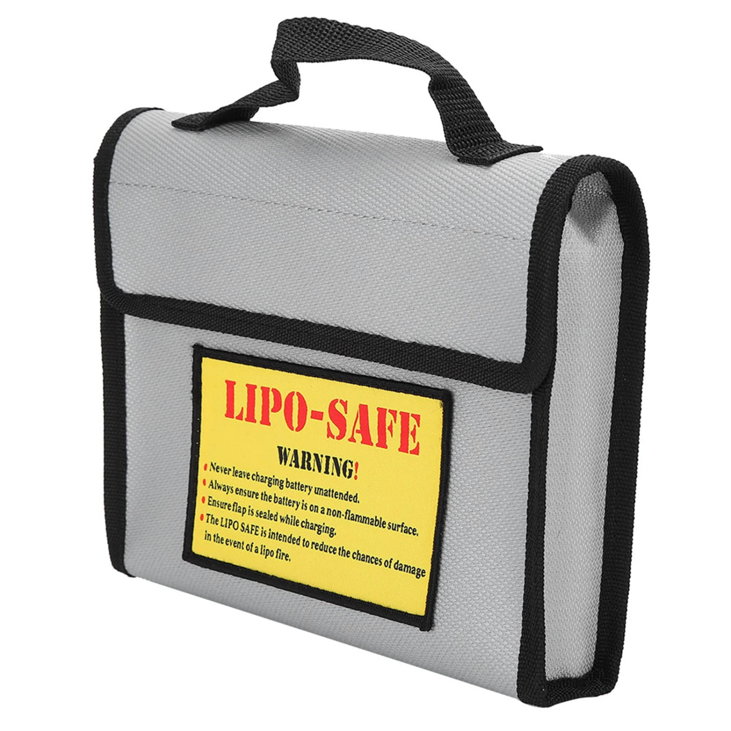 Ya2011 Model Airplane Lithium Battery AntiExplosion Bag Double Layer Fire Bag Silver