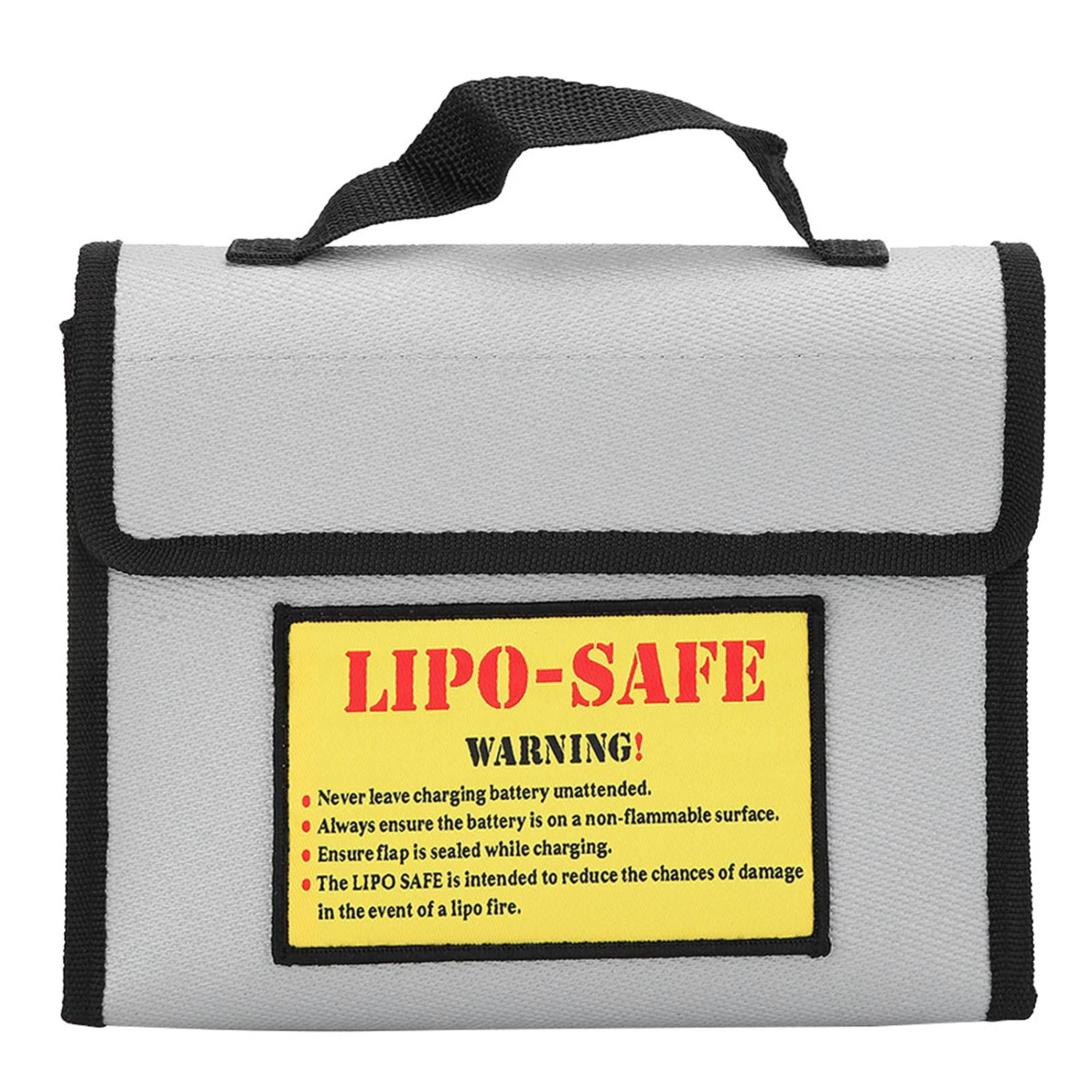 Ya2011 Model Airplane Lithium Battery AntiExplosion Bag Double Layer Fire Bag Silver
