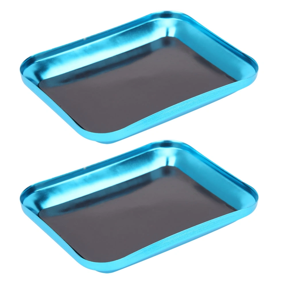 2PCS RC Model General Repairing Screw Tray 105x85mm Maintenance Tool Board AccessoryBlue