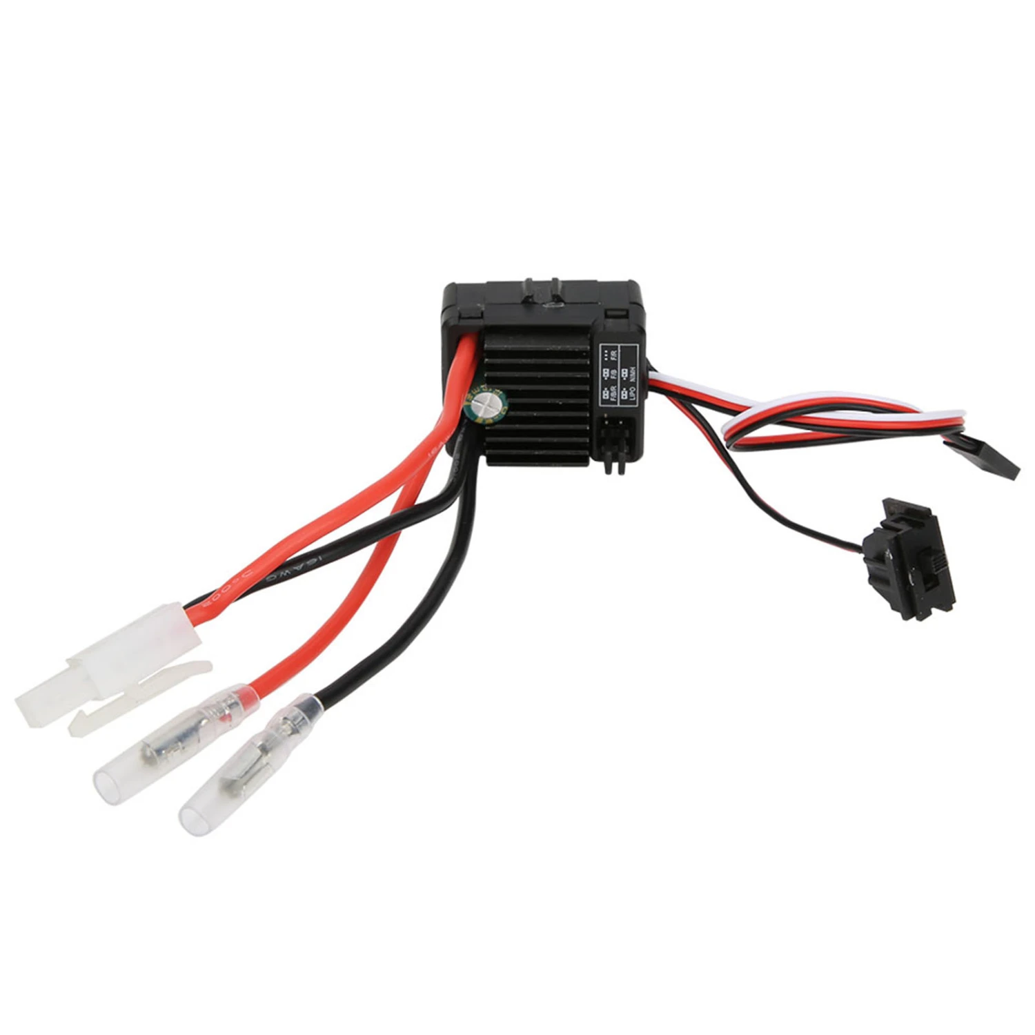 2‑3S 60A with BEC 6V/3A Waterproof Brush ESC Electric Speed Controller for 1/10 RC Car
